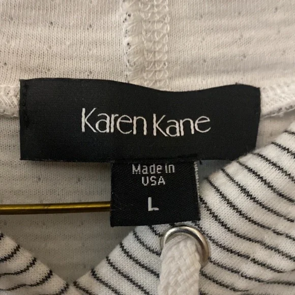 Karen Kane hooded casual dress with front pocket - Picture 5 of 5